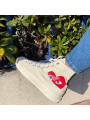 Converse Comme des Garçons White Half Logo - 4