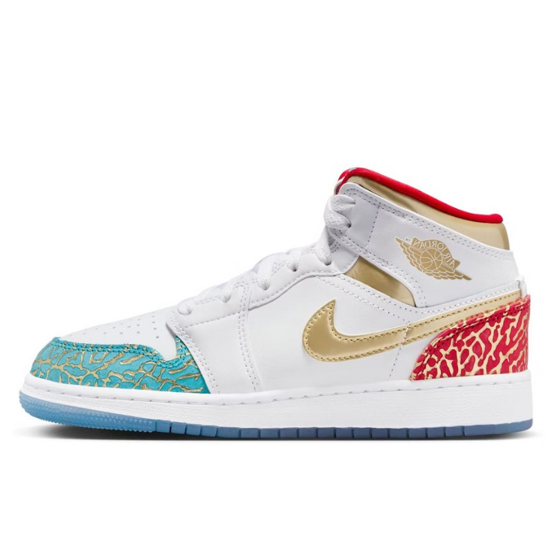 Air Jordan 1 Mid UNC to Chicago - 1