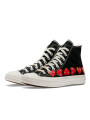 Converse Comme des Garçons Play Multi Red Heart Chuck Taylor All Star '70 High - 1