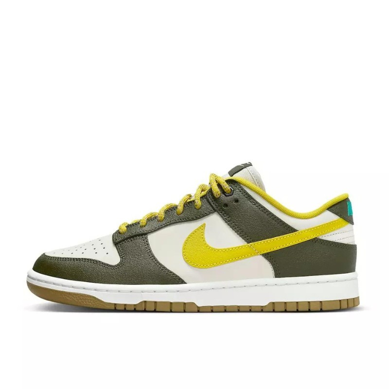 Nike Dunk Low Retro Premium Cargo Khaki Vivid Sulfur - 1