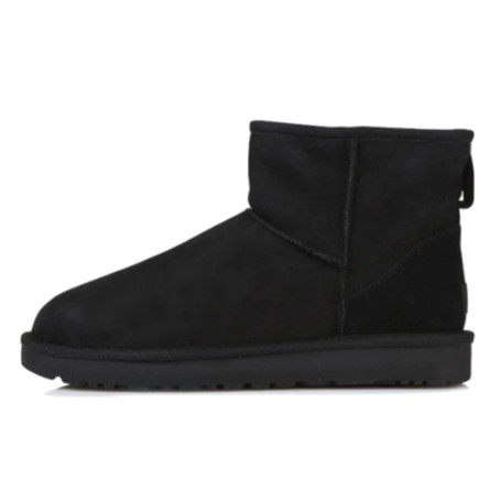 UGG Classic Mini II Laars Zwart - 1