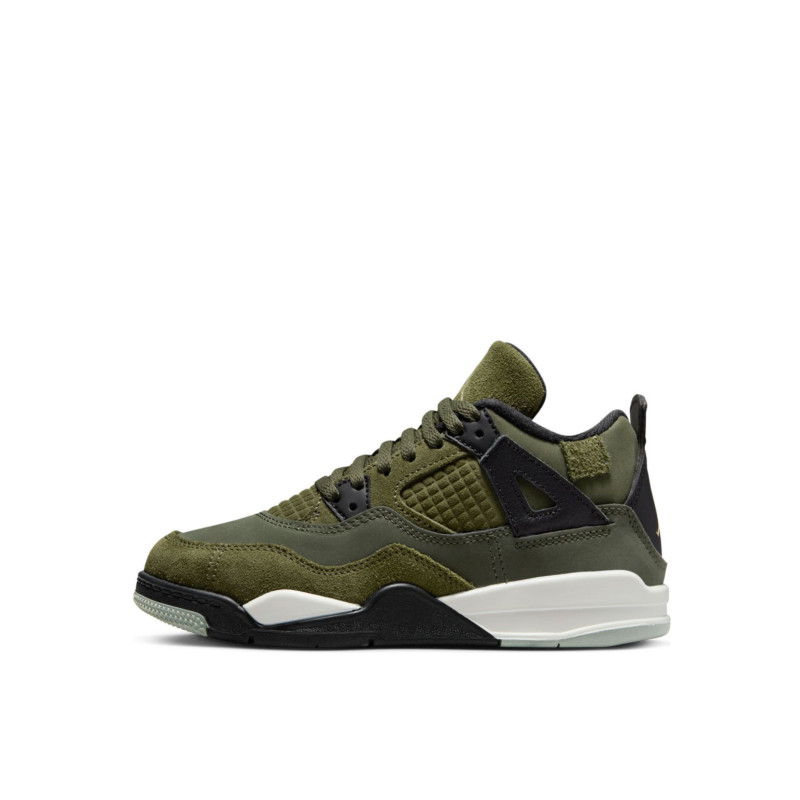 Air Jordan 4 Retro SE Craft Medium Olive Enfants et bébés - 1
