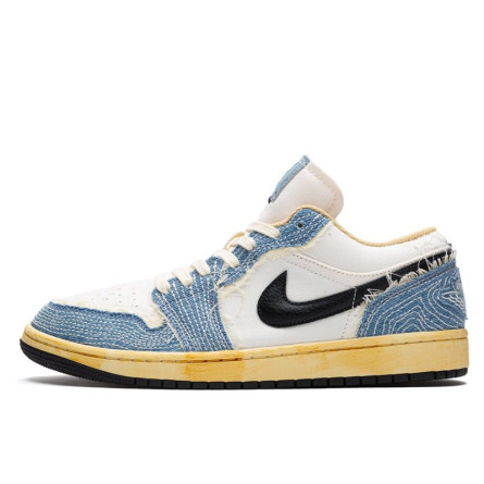 Air Jordan 1 Low WRMK Jean Sashiko - 1
