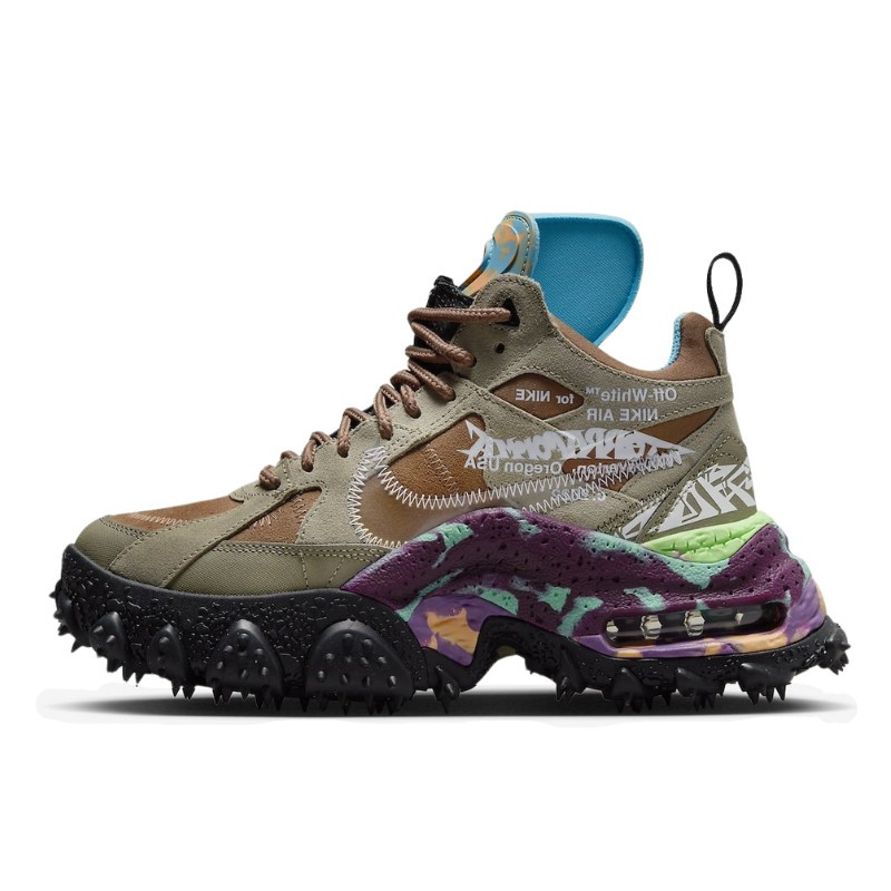 Nike Air Terra Forma Off-White Archaeo Brown, vue de côté