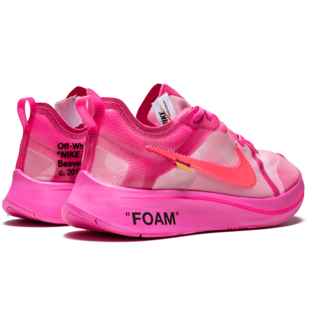 Off-White Zoom Fly Pink--AJ4588-600-Limited Resell 