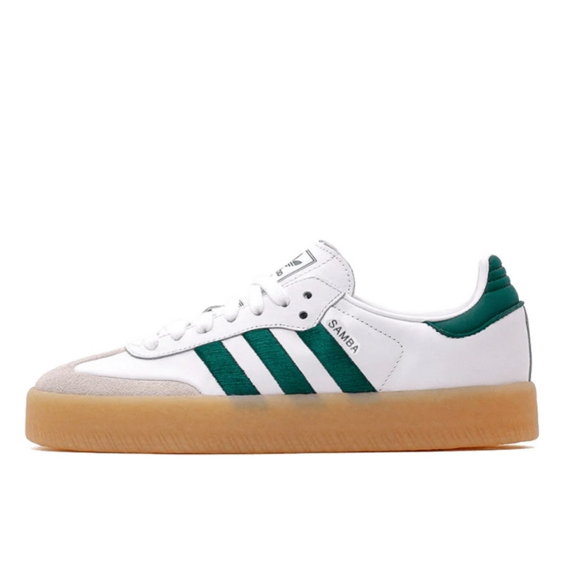 Adidas Sambae White Collegiate Green Gum - 2
