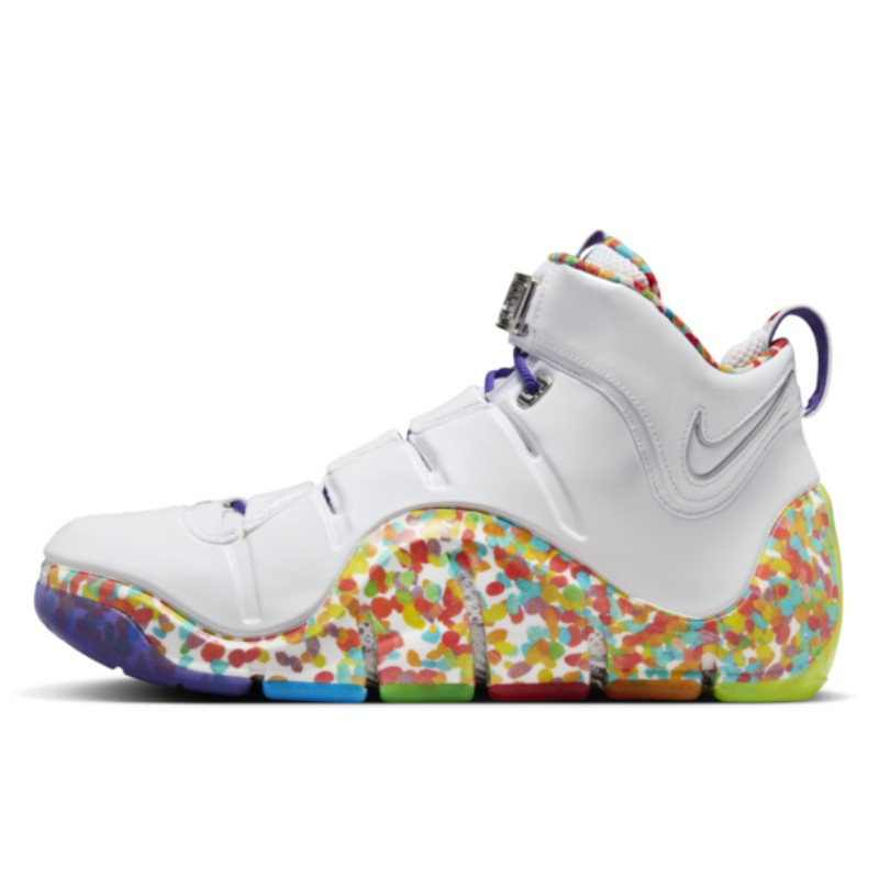 Nike LeBron 4 Fruity Pebbles (2024), vue de côté