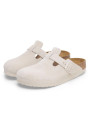 Birkenstock Boston Antique White Suede - 1