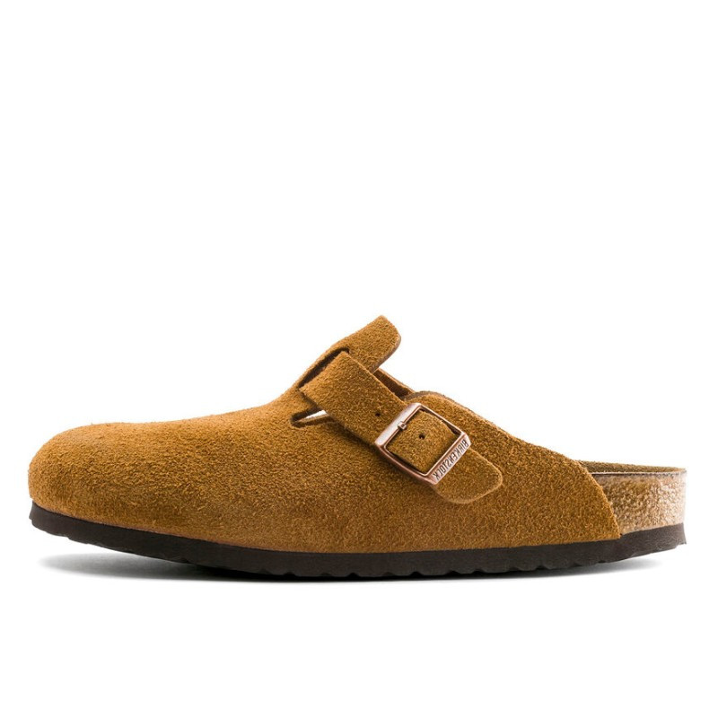 Birkenstock Boston Soft Footbed Suede Mink - 1