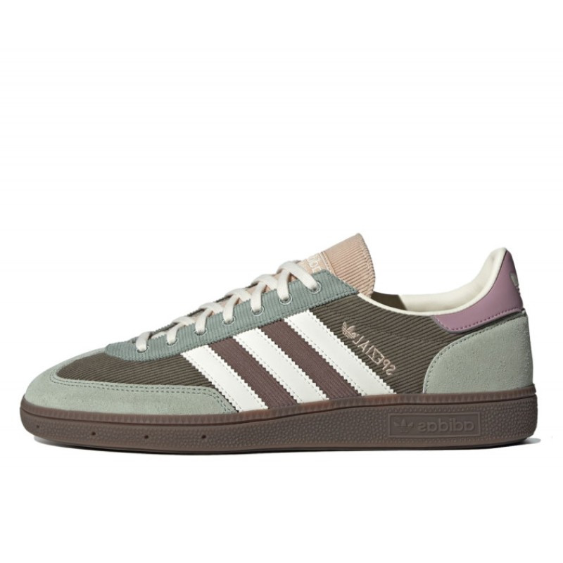 Adidas Handball Spezial Silver Green Cream White - 2