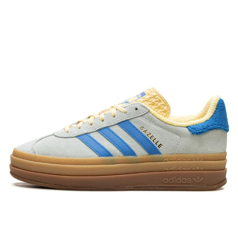 Adidas Gazelle Bold Almost Blue Yellow - 1