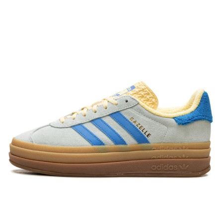 Adidas Gazelle Bold Almost Blue Yellow - 1