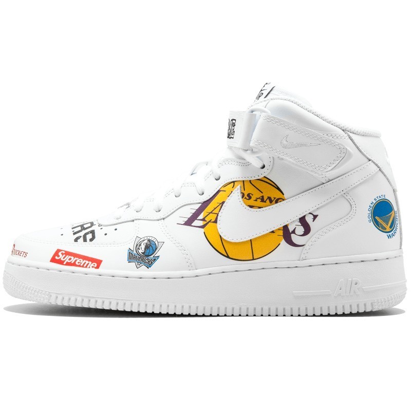 Air Force 1 NBA Supreme White--AQ8017-100-Limited Resell 