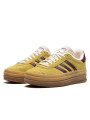 Adidas Gazelle Bold Almost Yellow Maroon - 2
