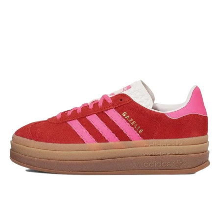 Adidas Gazelle Bold Collegiate Red Lucid Pink - 1