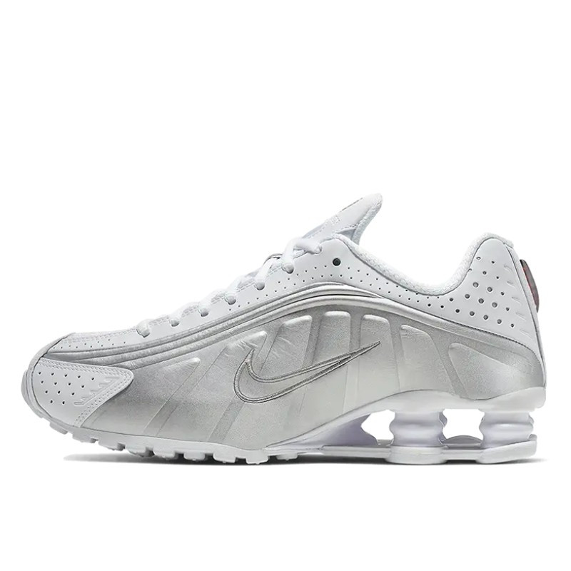 Nike Shox R4 White Metallic Silver (2019/2024) - 1