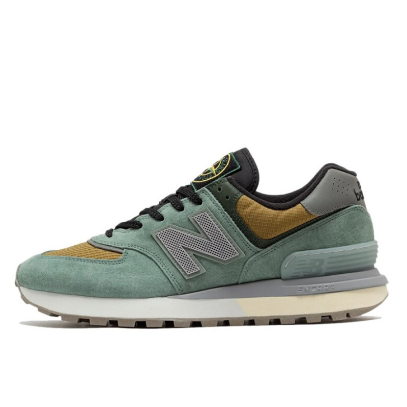 New Balance 574 Legacy Stone Island Light Green - 1
