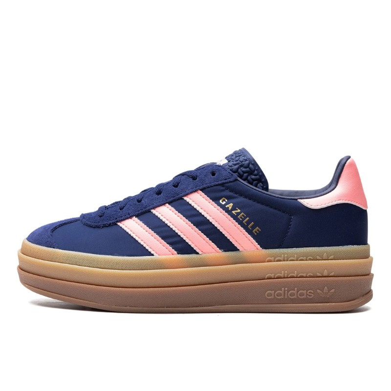 Adidas Gazelle Bold Dark Blue Pink Spark - 1