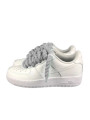 Air Force 1 Custom Lacet Corde Gris Clair - 1