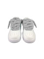 Air Force 1 Custom Lacet Corde Gris Clair - 3