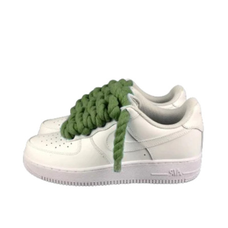 Air Force 1 Custom Lacet Corde Kaki - 1