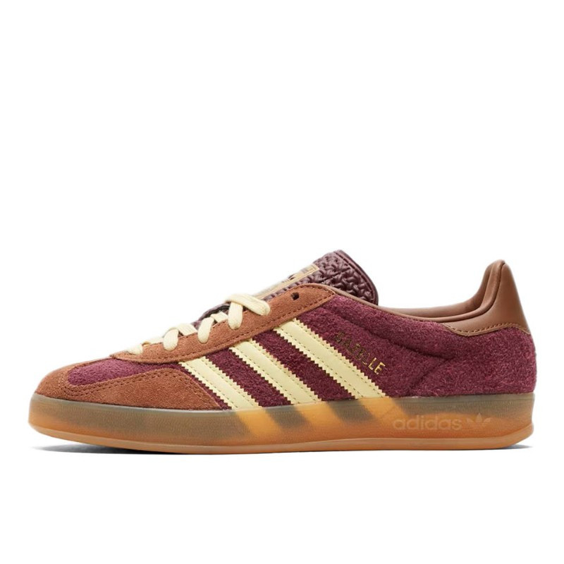 Adidas Gazelle Indoor Maroon Almost Yellow - 1