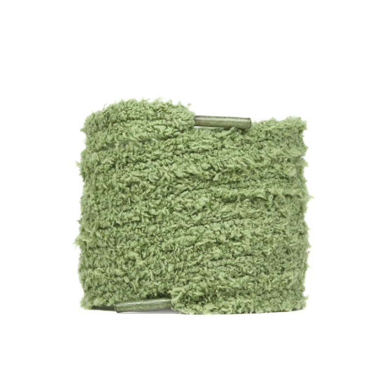 Slaace Lacet Peluche Vert Kaki - 1