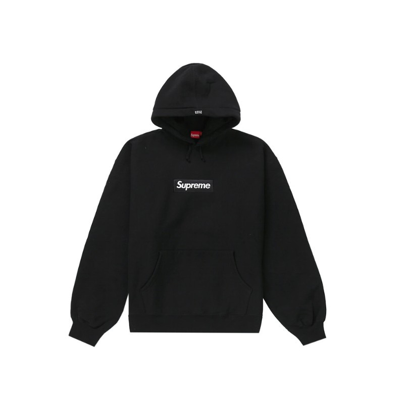 Hoodie Supreme Box Logo FW23 Black - 1