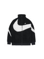 Nike Big Swoosh Reversible Boa Jacket Black White - 1