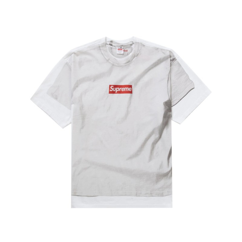 T-shirt Supreme MM6 Maison Margiela Box Logo White - 1