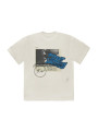 T-shirt Travis Scott Cactus Jack For Fragment Manifest White - 1