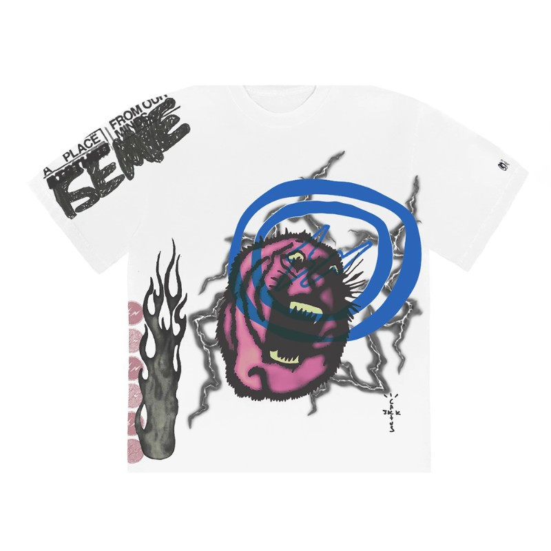 T-shirt Travis Scott Cactus Jack For Fragment Sunrise - 1