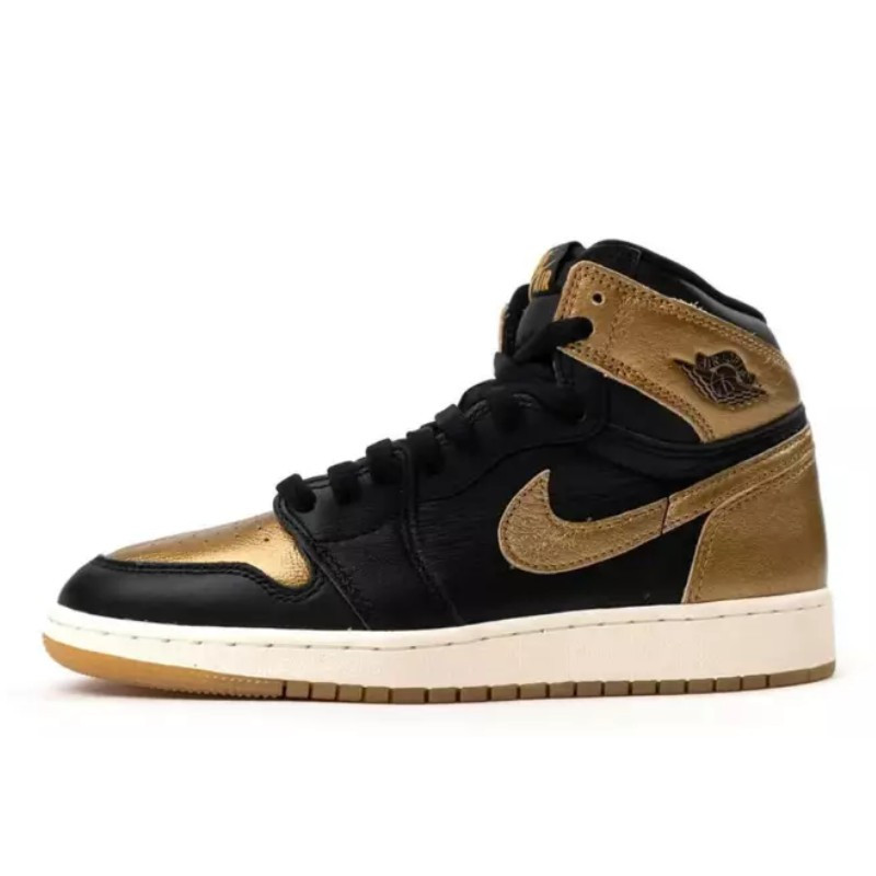 Air Jordan 1 Retro High OG Black Metallic Gold - 1