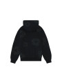 Hoodie Denim Tears The Cotton Wreath Black Monochrome - 2