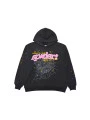 Sp5der P*NK V2 Black Hoodie - 1