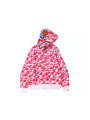 Hoodie BAPE ABC Camo Shark Full Zip SS23 Pink - 1