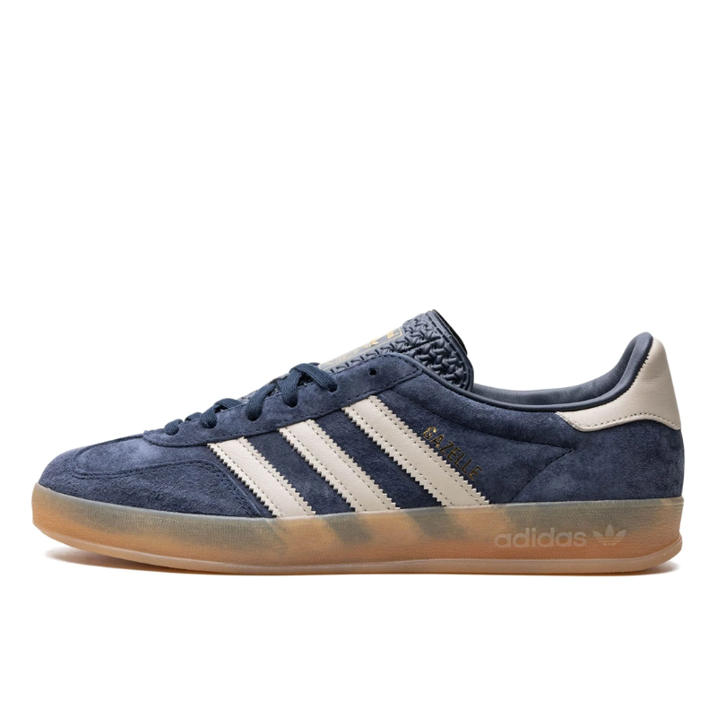 adidas Gazelle Indoor Legend Ink Wonder Beige, vue de côté