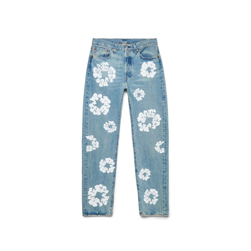 Jean Denim Tears Levi's Cotton Wreath Light Wash - 1