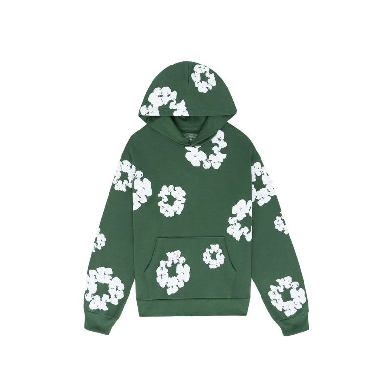 Hoodie Denim Tears The Cotton Wreath Green - 1