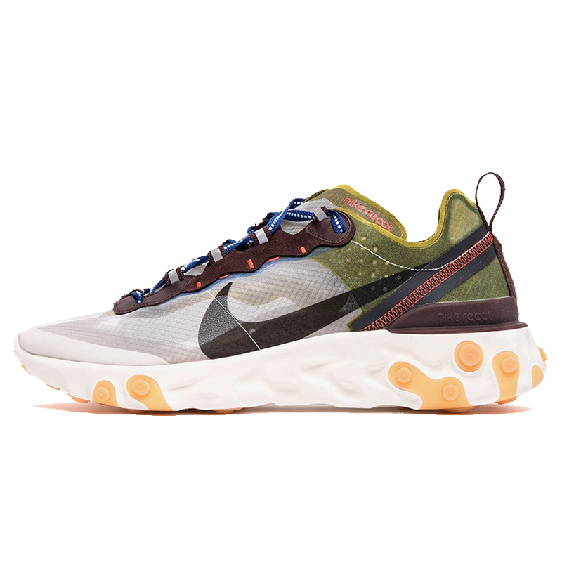 Nike React Element 87 Moss, vue de côté