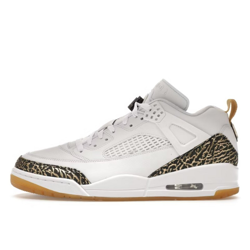 Air Jordan Spizike Low White Metallic Gold - 1