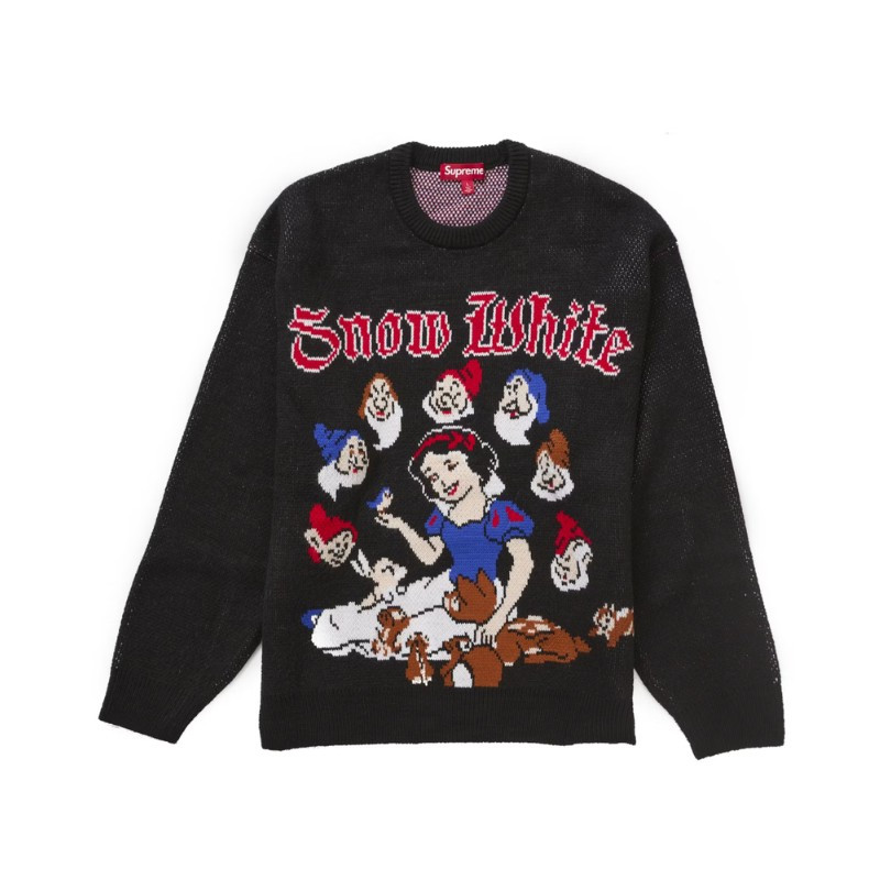 Supreme Snow White Sweater Black - 1