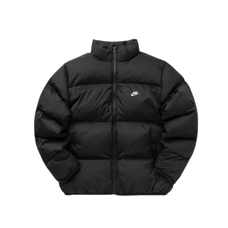 Nike Sportswear Club Puffer Jacket Black White - 1