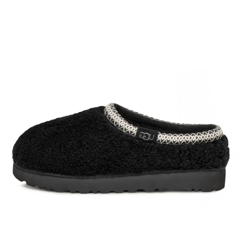 UGG Tasman Maxi Curly Slipper Black - 1