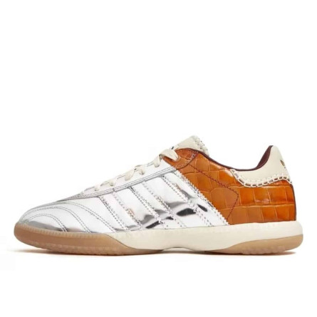 Adidas Samba Millennium Wales Bonner Silver Metallic Yellow Croc - 1