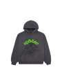 Hoodie Sp5der Wait Web Slate Grey - 1