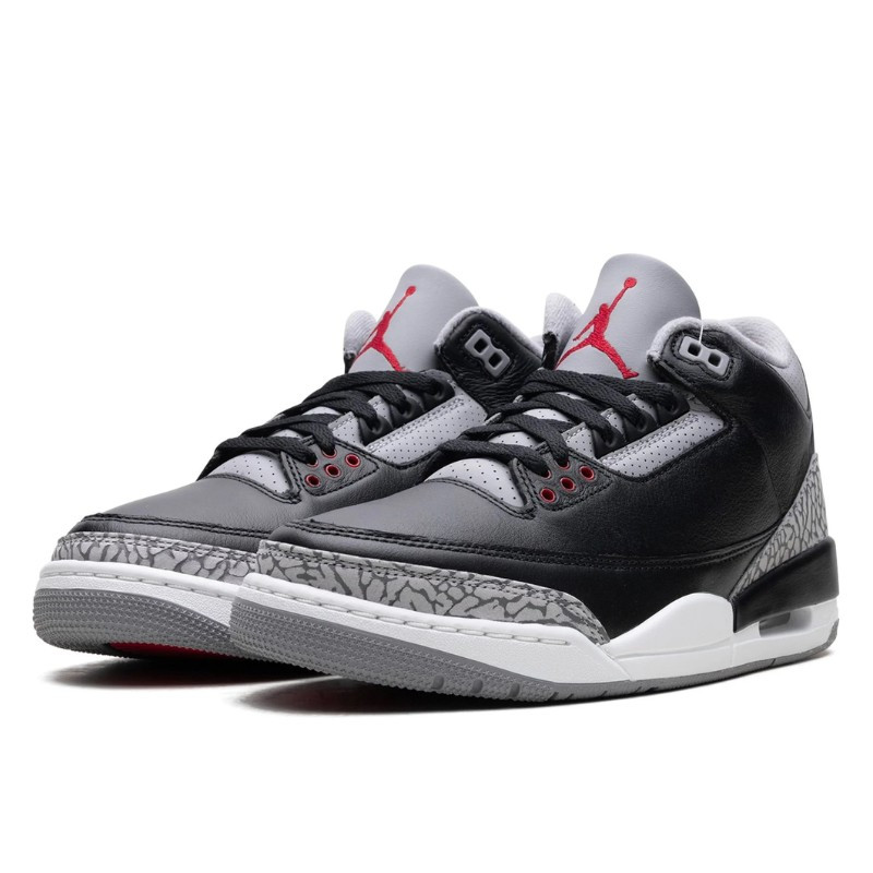 Jordan Air Jordan 3 Black/Fire Red/Cement Grey/Sail