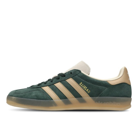 Adidas Gazelle Indoor Shadow Green Warm Sandstone - 1