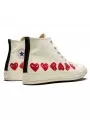 Converse Comme des Garçons High Blanche Multi Coeurs--162972C-Limited Resell 