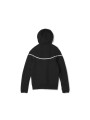 Full Zip Hoodie Nike Sportswear Tech Fleece Windrunner Black Bemis Silver - 2